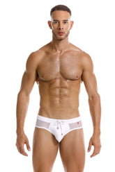 Slip de bain Mystic JOR 2193, couleur blanc